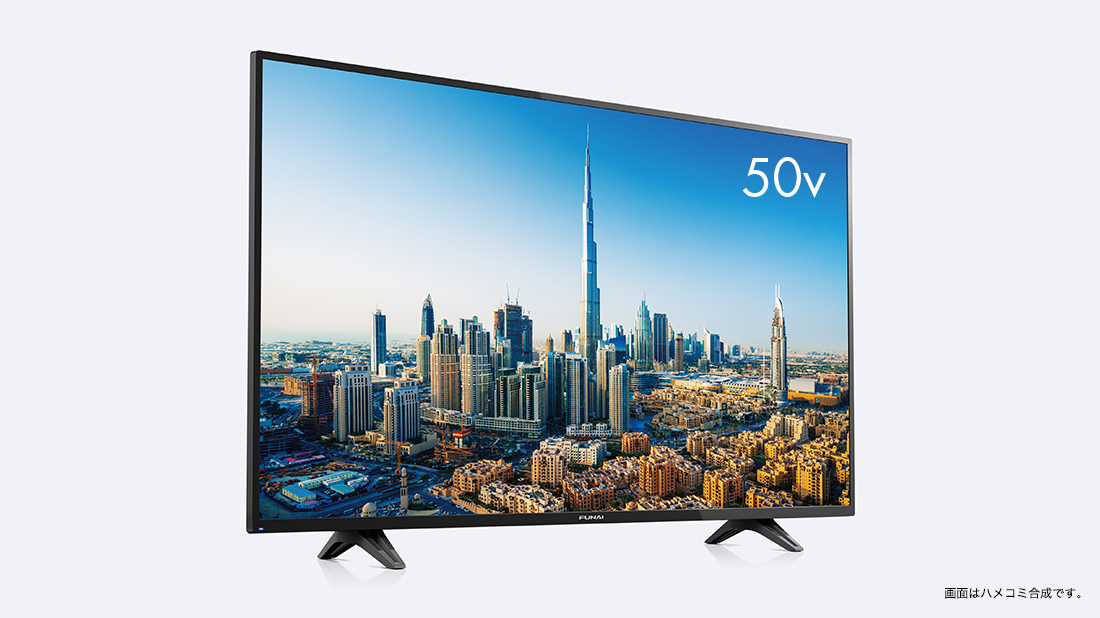 50インチテレビ4K対応50インチフナイTV FL-50U3010