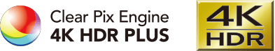 Clear Pix Engine 4K HDR PLUS 4K HDR